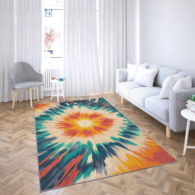 Color Explosion - Washable Rug