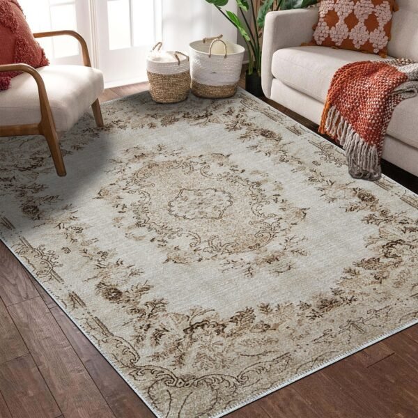 Bazzano Home Yıkanabilir, Dijital Baskı Halı – BZN - 1021