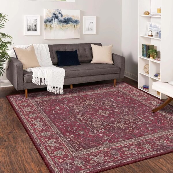 Bazzano Home Yıkanabilir, Dijital Baskı Halı – BZN - 1310