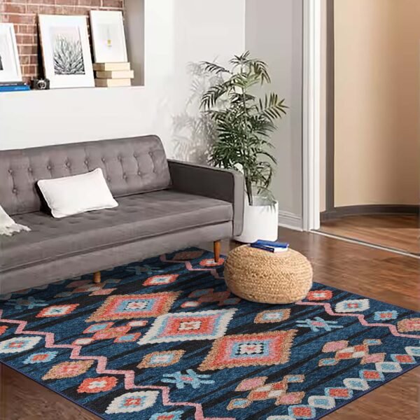 Bazzano Home Yıkanabilir, Dijital Baskı Halı – BZN - 3134