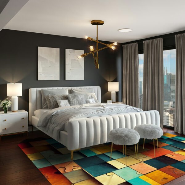 Bazzano Home Yıkanabilir, Dijital Baskı Halı – BZN - COLOR 1001