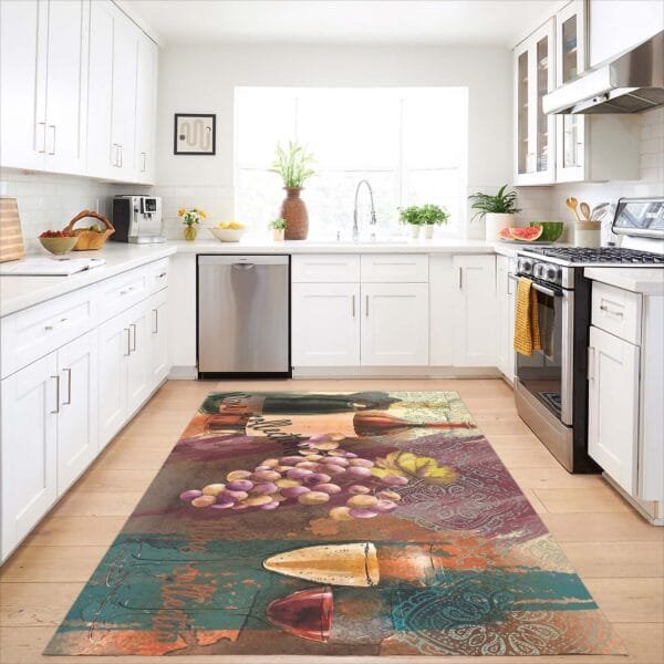 Bazzano Home Yıkanabilir, Dijital Baskı Halı – BZN - KCH 1001 OK