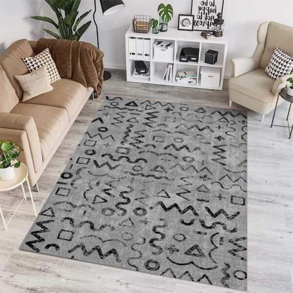 Bazzano Home Yıkanabilir, Dijital Baskı Halı – BZN - 3201