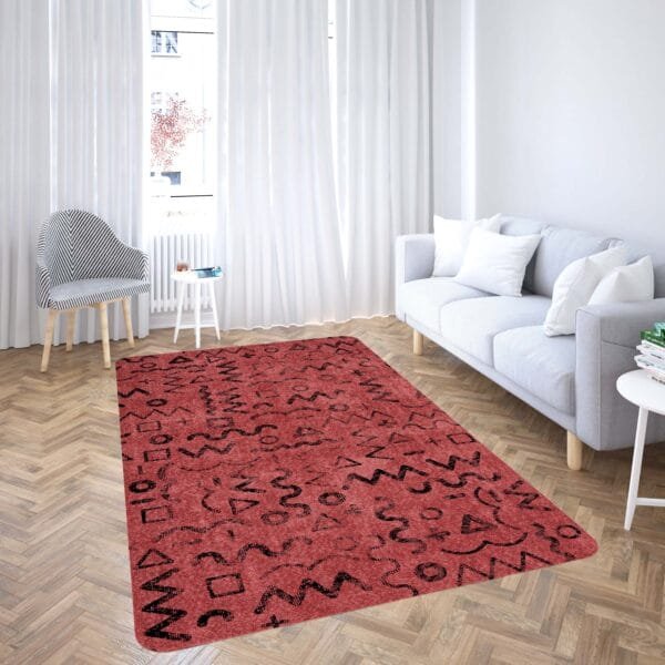 Bazzano Home Yıkanabilir, Dijital Baskı Halı – BZN - 3202
