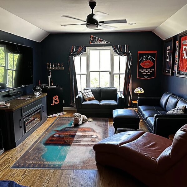 Bazzano Home Yıkanabilir, Dijital Baskı Halı – BZN - Premium Car Serisi 1001