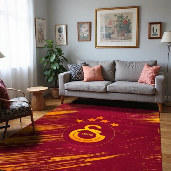 Bazzano Home Yıkanabilir, Dijital Baskı Halı – BZN - Galatasaray